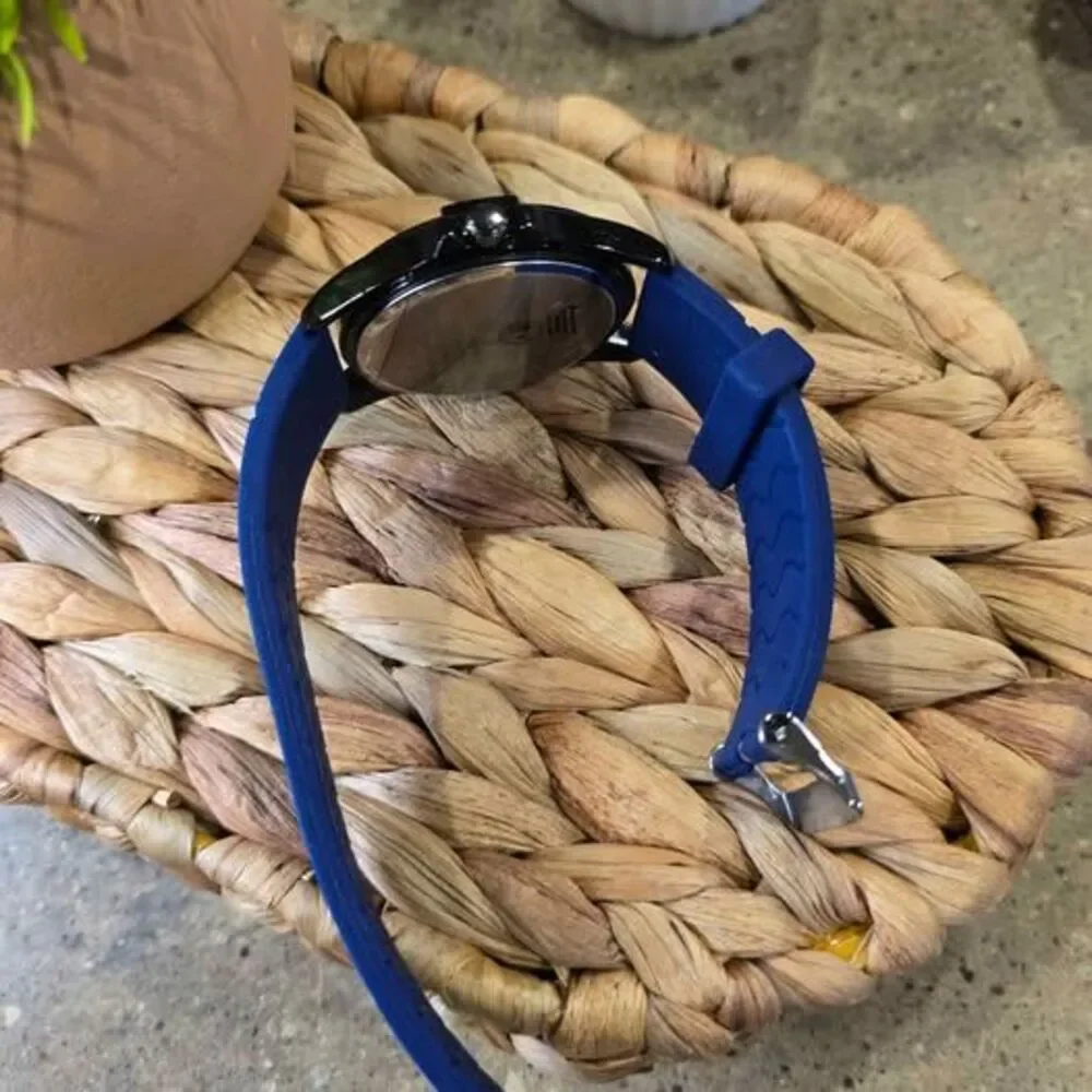 Superman Blue Silicone Strap Watch
